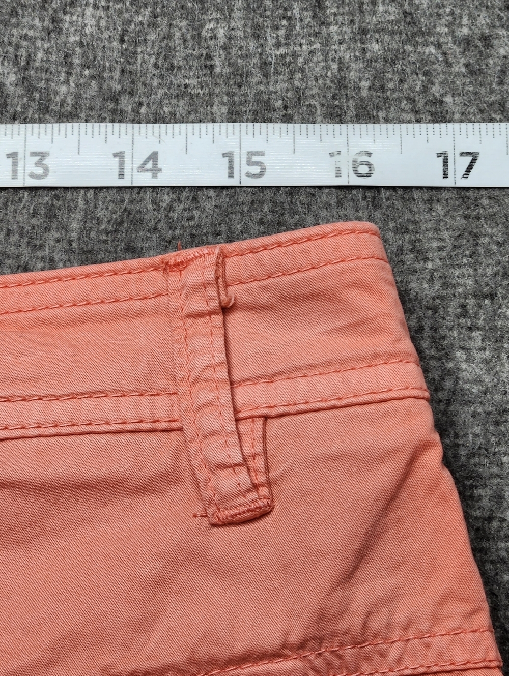 Four Steeds Cargo Shorts Womens 10 Coral Utility Pockets Casual Summer - Picture 7 of 7